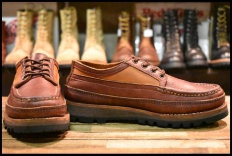 【8E 良品】RUSSELL MOCCASIN ラッセルモカシン オネイダ 4631 オックスフォード ブラウン ダブルモカシン ブーツ HOPESMORE