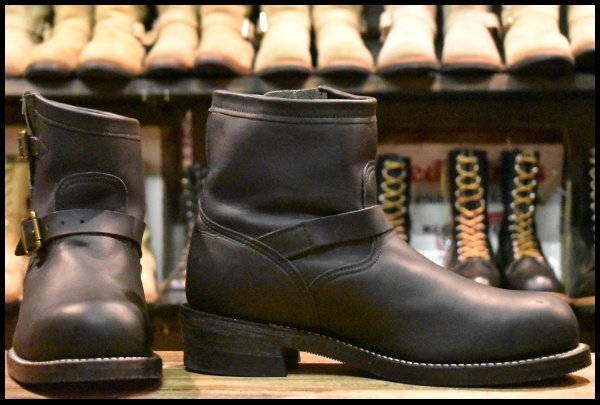 12E 美品 白タグ】Chippewa チペワ ショート エンジニア 27872