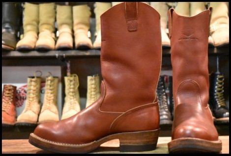 【8E 良品 旧ロゴ 99年】WESCO ウエスコ ウエスタンボス レッドウッド ビブラム705ダブルミッド ペコス プルオン モリソン HOPESMORE