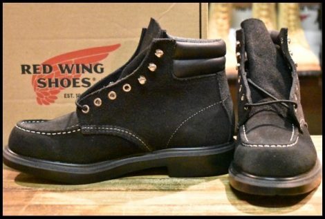 【7.5D 箱付 未使用 BEAMS別注 12年】レッドウィング 8805 ブラックスエード スーパーソール ブーツ redwing ビームス別注 HOPESMORE
