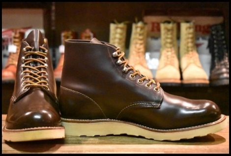 【9.5D 箱付 美品 05年】レッドウィング 8160 アイリッシュセッター 茶 ガラスレザー コレクテッドグレイン ブーツ redwing HOPESMORE