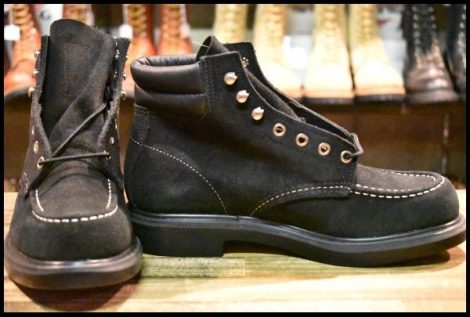 【7.5D 箱付 未使用 BEAMS別注 12年】レッドウィング 8805 ブラックスエード スーパーソール ブーツ redwing ビームス別注 HOPESMORE