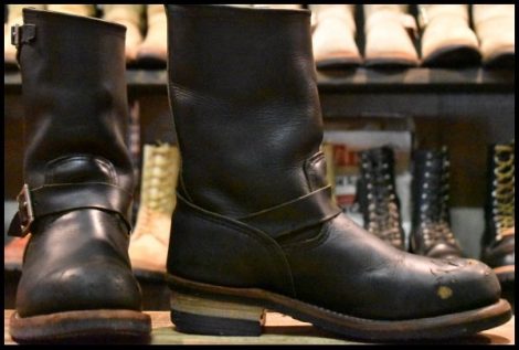 【9D 良品 11年】レッドウィング 9085 エンジニア 黒 ブラックハーネス スチールトゥ 2268 ブーツ redwing HOPESMORE