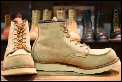 【9D 良品 08年】レッドウィング 8173 スエード アイリッシュセッター ホーソーン ラフアウト モックトゥ ブーツ redwing HOPESMORE
