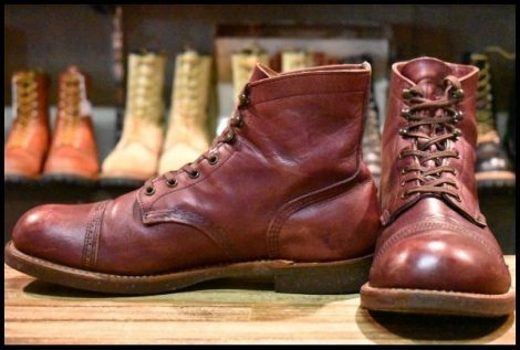 【10D 良品 14年】レッドウィング 8012 アイアンレンジ マンソン バーガンディ セトラー キャップトゥ ブーツ redwing HOPESMORE