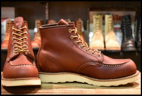 【9.5D 良品 06年】レッドウィング 9106 アイリッシュセッター 赤茶 レッド ブラウン モックトゥ 8875 ブーツ redwing HOPESMORE