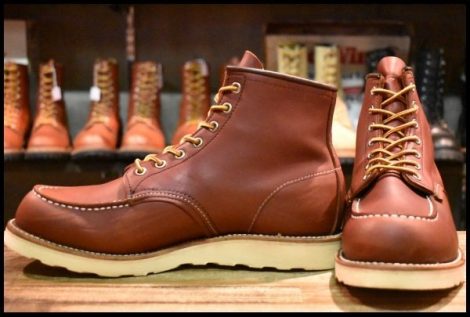【9.5D 良品 06年】レッドウィング 9106 アイリッシュセッター 赤茶 レッド ブラウン モックトゥ 8875 ブーツ redwing HOPESMORE