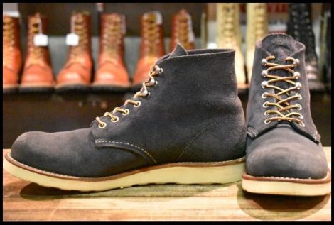 【9D 良品 BEAMS別注 11年】レッドウィング 8154 ネイビー スエード アイリッシュセッター ブーツ ビームス redwing HOPESMORE