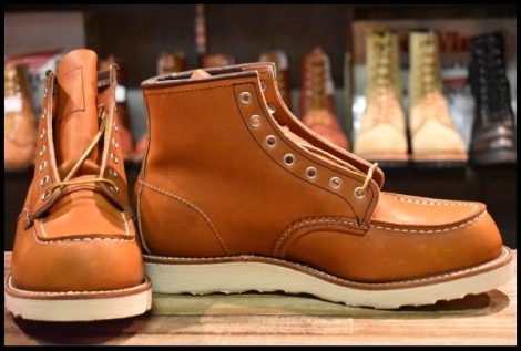 【9E 未使用 21年】レッドウィング 875 アイリッシュセッター 茶 オロレガシー モック レースアップ 編み上げ ブーツ redwing HOPESMORE