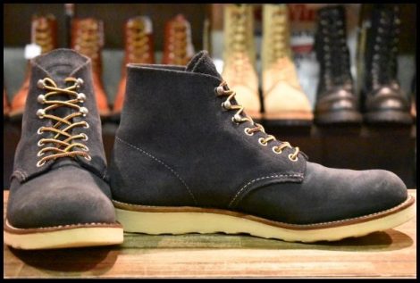 【9D 良品 BEAMS別注 11年】レッドウィング 8154 ネイビー スエード アイリッシュセッター ブーツ ビームス redwing HOPESMORE