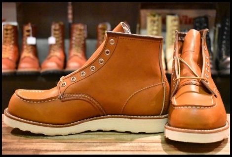 【9E 未使用 21年】レッドウィング 875 アイリッシュセッター 茶 オロレガシー モック レースアップ 編み上げ ブーツ redwing HOPESMORE