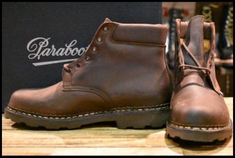 【5.5F 箱付 未使用】Paraboot パラブーツ STUART MARCHE2 748101 MARRON-GRINGO マロン レースアップ ブーツ HOPESMORE