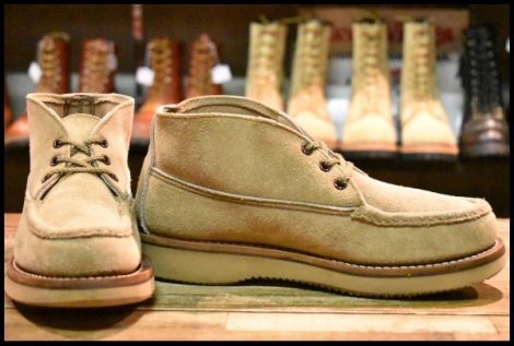 【7.5D 良品】RUSSELL MOCCASIN ラッセルモカシン スポーティングクレーチャッカ ララミースエード 短靴 ブーツ HOPESMORE