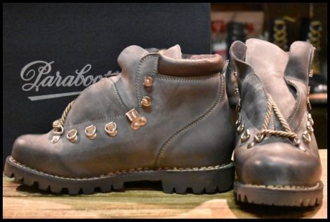 【5.5F 箱付 未使用】Paraboot パラブーツ アヴォリアーズ AVORIAZ/JANNU MARRON-NUV GRASMULOT 074641 編み上げ ブーツ HOPESMORE