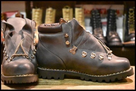 【5.5F 箱付 未使用】Paraboot パラブーツ アヴォリアーズ AVORIAZ/JANNU MARRON-NUV GRASMULOT 074641 編み上げ ブーツ HOPESMORE