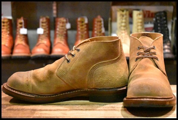 【7.5D 美品 ナイジェルケーボン別注 17年】レッドウィング 4632 マンソン チャッカ ミュールスキナー 短靴 色 ブーツ redwing HOPESMORE