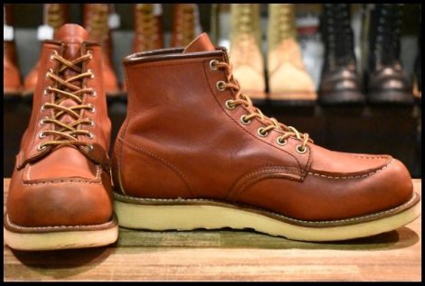 【7.5D 良品 10年】レッドウィング 8875 アイリッシュセッター 赤茶 オロラセット モックトゥ 9106 ブーツ redwing HOPESMORE