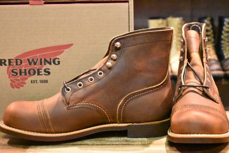 【9D 箱付 未使用 23年】レッドウィング 8085 アイアンレンジャー カッパーラフ＆タフ 茶 アイアンレンジ ブーツ redwing HOPESMORE