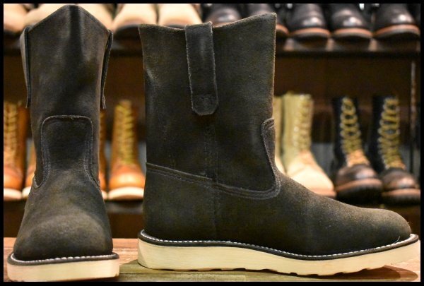 レッドウィングRedwing8274ビームス別注黒スエード箱付 レッド・ウィングのビームス別注プレーントゥシューズ