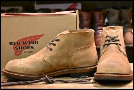 【9.5D 箱付 美品 ナイジェルケーボン別注 17年】レッドウィング 4632 マンソン B-5 チャッカ ミュールスキナー ブーツ redwing HOPESMORE