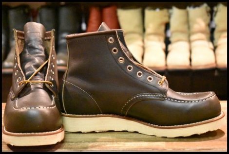 【7E 未使用 14年】レッドウィング 8180 アイリッシュセッター 緑 カンガタン グリーン モックトゥ ブーツ redwing HOPESMORE