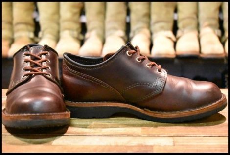 【7.5E 箱付 良品】WESCO ウエスコ カスタムJHクラシックス オックスフォード バーガンディ ジョンヘンリー ブーツ HOPESMORE