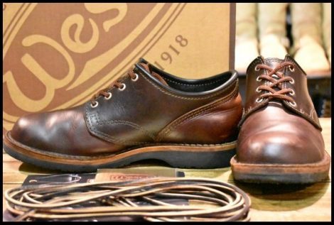 【7.5E 箱付 良品】WESCO ウエスコ カスタムJHクラシックス オックスフォード バーガンディ ジョンヘンリー ブーツ HOPESMORE