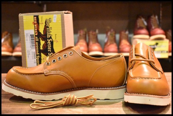 【10D 箱付 未使用 18年】レッドウィング 9895 アイリッシュセッター オックスフォード ゴールドラセット 短靴 ブーツ redwing HOPESMORE