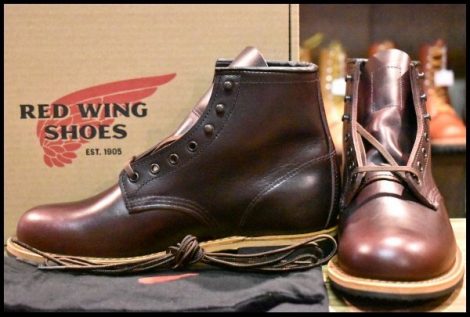 【6.5D 箱付 未使用 24年】レッドウィング 9419 ベックマン ブラックチェリー エクスカリバー プレーントゥ ブーツ redwing HOPESMORE