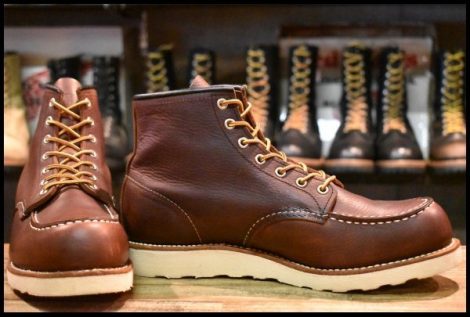 【10D 美品 22年】レッドウィング 8138 アイリッシュセッター 茶 ブライアーオイルスリック モックトゥ ブーツ redwing HOPESMORE