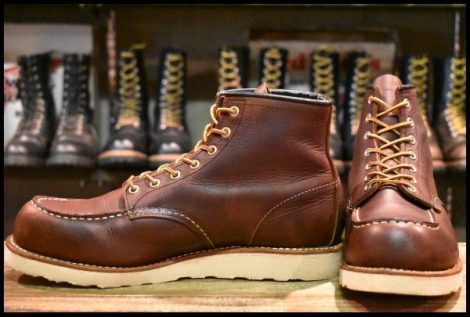 【10D 美品 22年】レッドウィング 8138 アイリッシュセッター 茶 ブライアーオイルスリック モックトゥ ブーツ redwing HOPESMORE