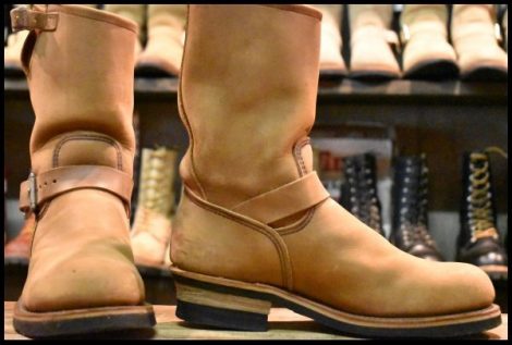 【7.5D 良品 PT99刺繍 リミテッドエディション】レッドウィング 8267 エンジニア ヌバック 限定 茶 ブラウン ブーツ redwing HOPESMORE