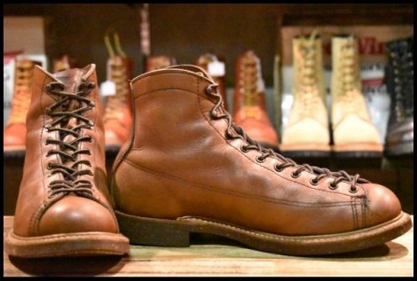 【8.5D 良品 17年】レッドウィング 2996 ワイドパネル ラインマン ブラウン シガー リタン LTT レースアップ ブーツ redwing HOPESMORE