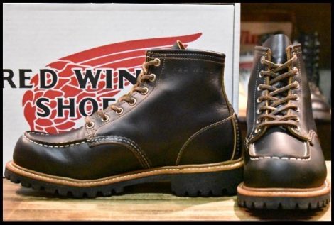 【7.5E 美品 19年】レッドウィング 9878 ビブラム アイリッシュセッター ブラック クローンダイク 黒 ブーツ redwing HOPESMORE