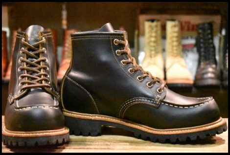 【7.5E 美品 19年】レッドウィング 9878 ビブラム アイリッシュセッター ブラック クローンダイク 黒 ブーツ redwing HOPESMORE