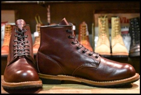 【8.5D 良品 18年】レッドウィング 9411 ベックマン ブラックチェリー フェザーストーン プレーントゥ 9011 ブーツ redwing HOPESMORE