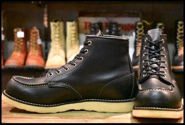 美品　RED WING　レッドウィング　8130 アイリッシュセッター　黒　25 10D 良品 10年】レッドウィング 8130 アイリッシュセッター 黒