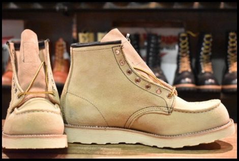 【8.5E 箱付 未使用 08年】レッドウィング 8173 スエード アイリッシュセッター ラフアウト レースアップ ブーツ redwing HOPESMORE