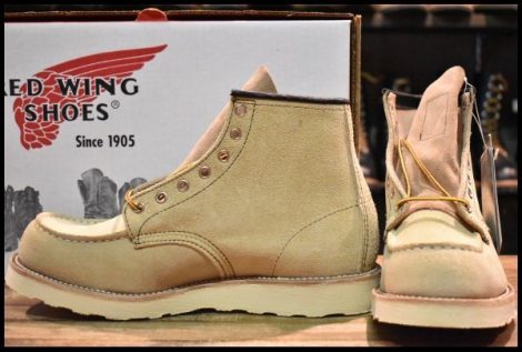 【8.5E 箱付 未使用 08年】レッドウィング 8173 スエード アイリッシュセッター ラフアウト レースアップ ブーツ redwing HOPESMORE