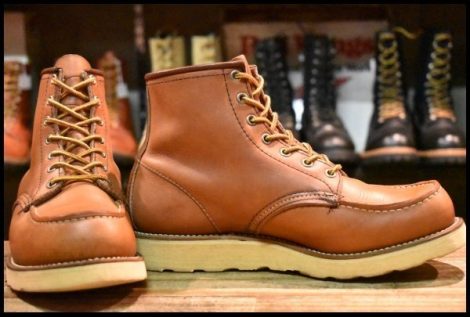【7E 良品 裏半円犬タグ 91年07月刻印】レッドウィング 875 アイリッシュセッター 茶 ビンテージ ブーツ redwing HOPESMORE