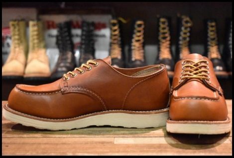 【8D 美品 23年】レッドウィング 8092 オックスフォード 赤茶 オロレガシー モックトゥ 短靴 編み上げ ブーツ redwing HOPESMORE