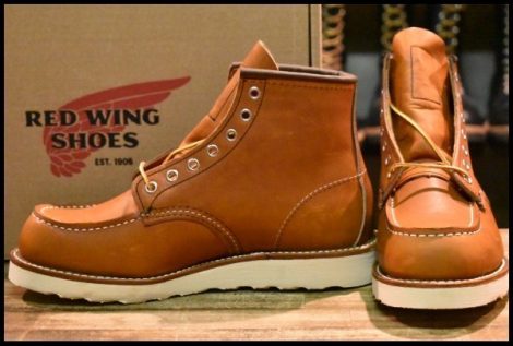 【7E 箱付 未使用 22年】レッドウィング 875 アイリッシュセッター 茶 オロレガシー モックトゥ レースアップ ブーツ redwing HOPESMORE