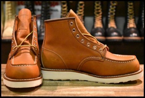 【7E 箱付 未使用 22年】レッドウィング 875 アイリッシュセッター 茶 オロレガシー モックトゥ レースアップ ブーツ redwing HOPESMORE