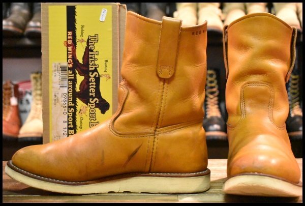 RED WING ペコス 9866 ゴールドラセット 11E 美品 RED WING SHOES ○○レッドウィング ペコス 8” PECOS 9866