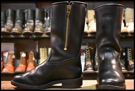 【7EE程度 良品】WESCO ウエスコ カスタムボス ブラック 黒 11インチハイト ビブラム700 ブーツ BOSS ナローボス HOPESMORE