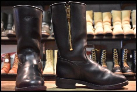 【7EE程度 良品】WESCO ウエスコ カスタムボス ブラック 黒 11インチハイト ビブラム700 ブーツ BOSS ナローボス HOPESMORE