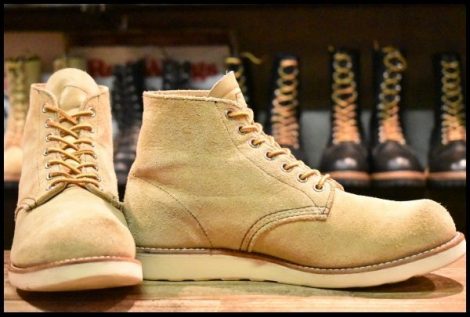 【8.5E 良品 16年】レッドウィング 8167 スエード アイリッシュセッター ホーソーンアビレーン 編み上げ ブーツ redwing HOPESMORE