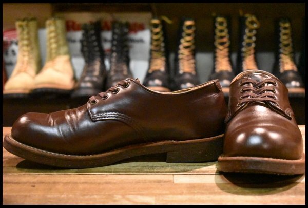 7.5D 良品 16年】レッドウィング 8050 フォアマン オックスフォード 茶