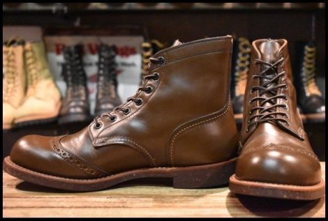 【9D 美品 11年】レッドウィング 8127 ブローグレンジャー チョコレート シャパラル ウィングチップ 編み上げ ブーツ redwing HOPESMORE