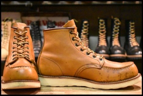 【9.5D 良品 09年】レッドウィング 875 アイリッシュセッター 茶 オロイジナル モックトゥ レースアップ ブーツ redwing HOPESMORE